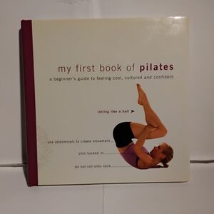 My First Book of Pilates - White Cover with Purple Accent